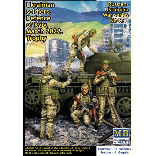 Ukrainian soldiers Defence of Kyiv March2022 Russian-Ukrainian War ...