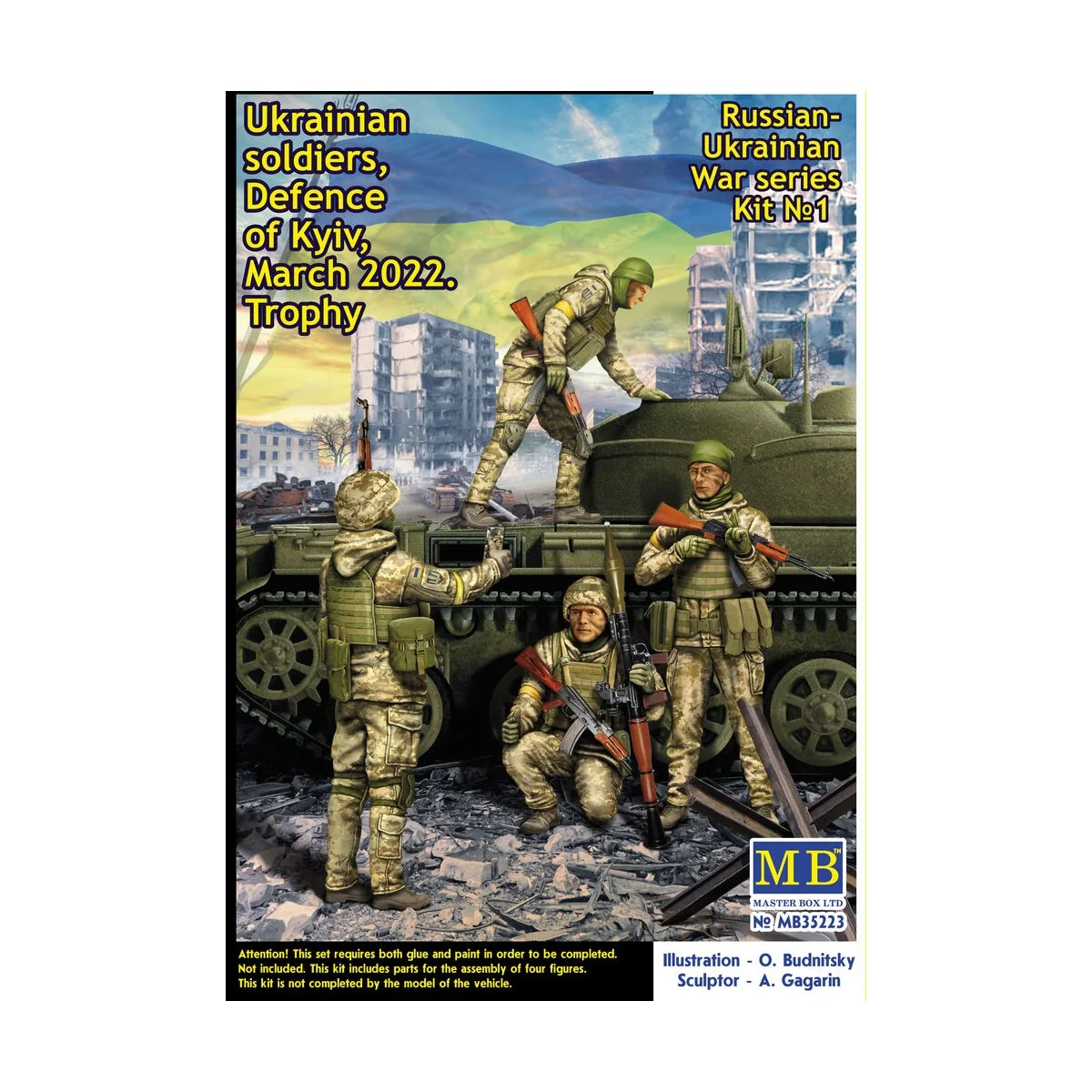 Ukrainian soldiers Defence of Kyiv March2022 Russian-Ukrainian War ...