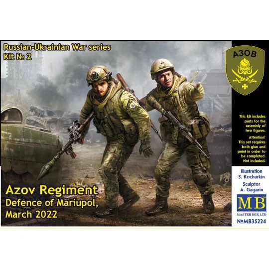 Russian-Ukrainian War series, Kit No 2.Azov Regiment, Defence of Ma...