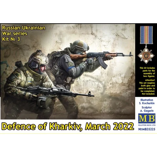 Russian-Ukrainian War series, kit No 3. Defence of Kharkiv, March 2...