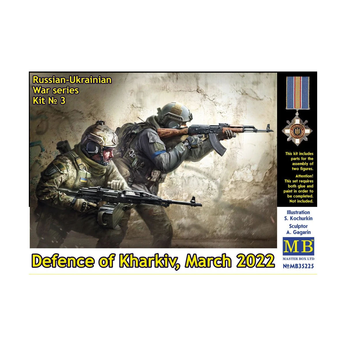 Russian-Ukrainian War series, kit No 3. Defence of Kharkiv, March 2...