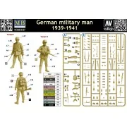German military man, 1939-1941, 1/35 - Master Box Ltd. 35227