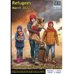 Russian-Ukrainian War series, Kit No 5. Refugees, March 2022 - Mast...