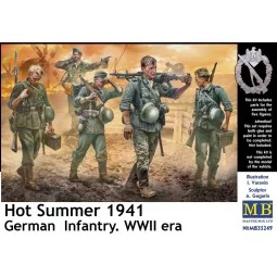 Hot Summer 1941. German Infantry, WWII era - Master Box Ltd. 35249