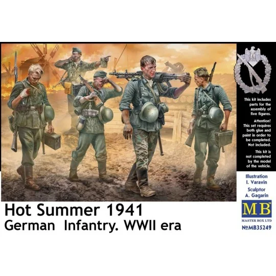 Hot Summer 1941. German Infantry, WWII era, 1/35 - Master Box Ltd. ... Hot Summer 1941. German Infantry, WWII era, 1/35 - Master Box Ltd. ...