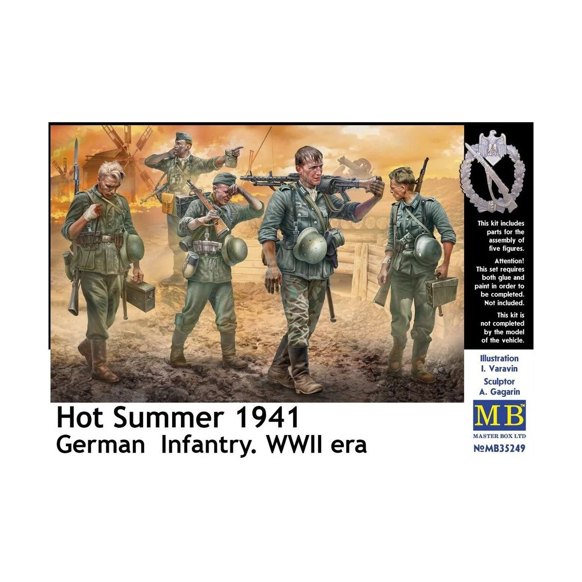 Hot Summer 1941. German Infantry, WWII era, 1/35 - Master Box Ltd. ... Hot Summer 1941. German Infantry, WWII era, 1/35 - Master Box Ltd. ...