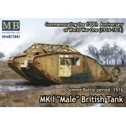 Mk I "Male"British tank, Somme battle1916, 1/72 - Master Box Ltd. 7...