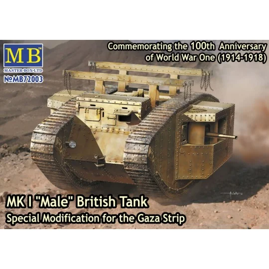 MK I Male British tank, Special modificat, 1/72 - Master Box Ltd. 7... MK I Male British tank, Special modificat, 1/72 - Master Box Ltd. 7...
