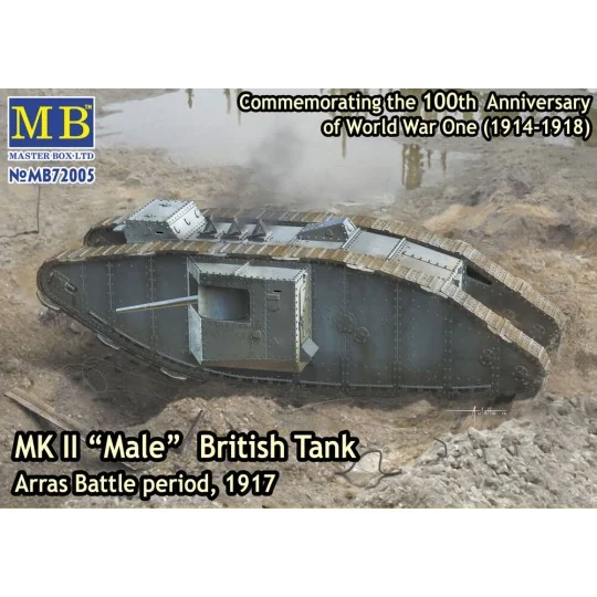 Mk II Male British tank.Arras Battle per, 1/72 - Master Box Ltd. 72005