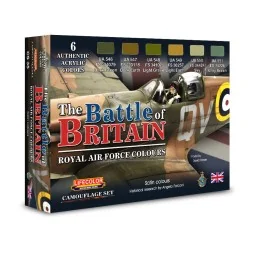 Battle Of Britain, Royal Air Force Colors 6 x 22 ml - Lifecolor CS35