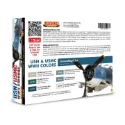 USN & USMC WWII Colors 6 x 22 ml - Lifecolor CS46