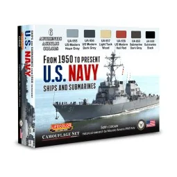 US Navy From 1950 To Present 6 x 22 ml - Lifecolor CS52