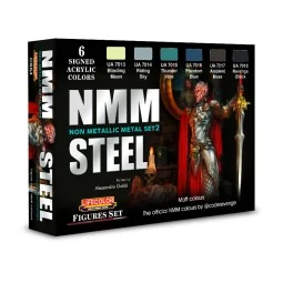 NMM – Non Metallic Metal – Set 2 STEEL 6 x 22 ml - Lifecolor CS54
