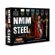 NMM – Non Metallic Metal – Set 2 STEEL 6 x 22 ml - Lifecolor CS54