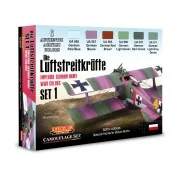 Imperial German Army WWI Colors Set1 6 x 22 ml - Lifecolor CS57