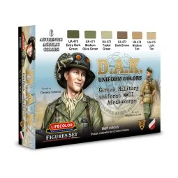 D.A.K. Uniform Colors 6 x 22 ml - Lifecolor CS58