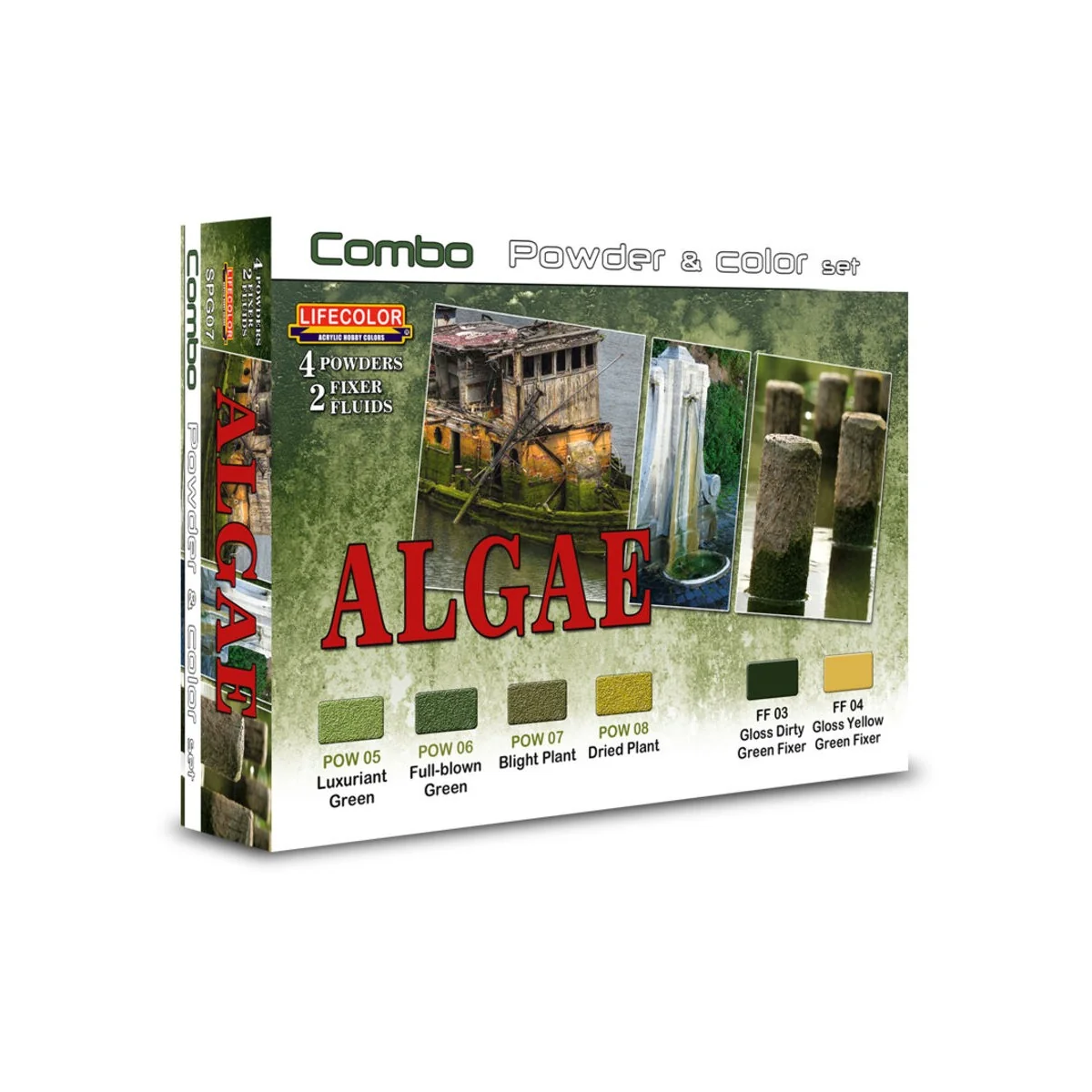 Algae 6 x 22 ml - Lifecolor SPG07