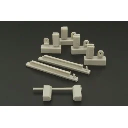 US Navy wheel chocks (modern), 1/72 - Brengun BRL72093
