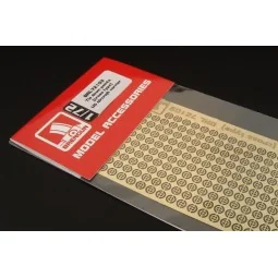 Tie down points (cross type) US aircraft carrier, 1/72 - Brengun BR...