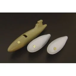 U S drop tanks caps, 1/72 - Brengun BRL72112