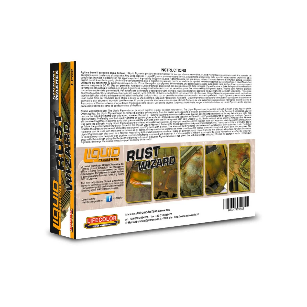 Rust Wizard 6 x 22 ml - Lifecolor LP02