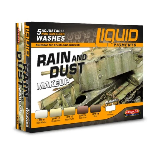 Dust & Rain Makeup 6 x 22 ml - Lifecolor LP03