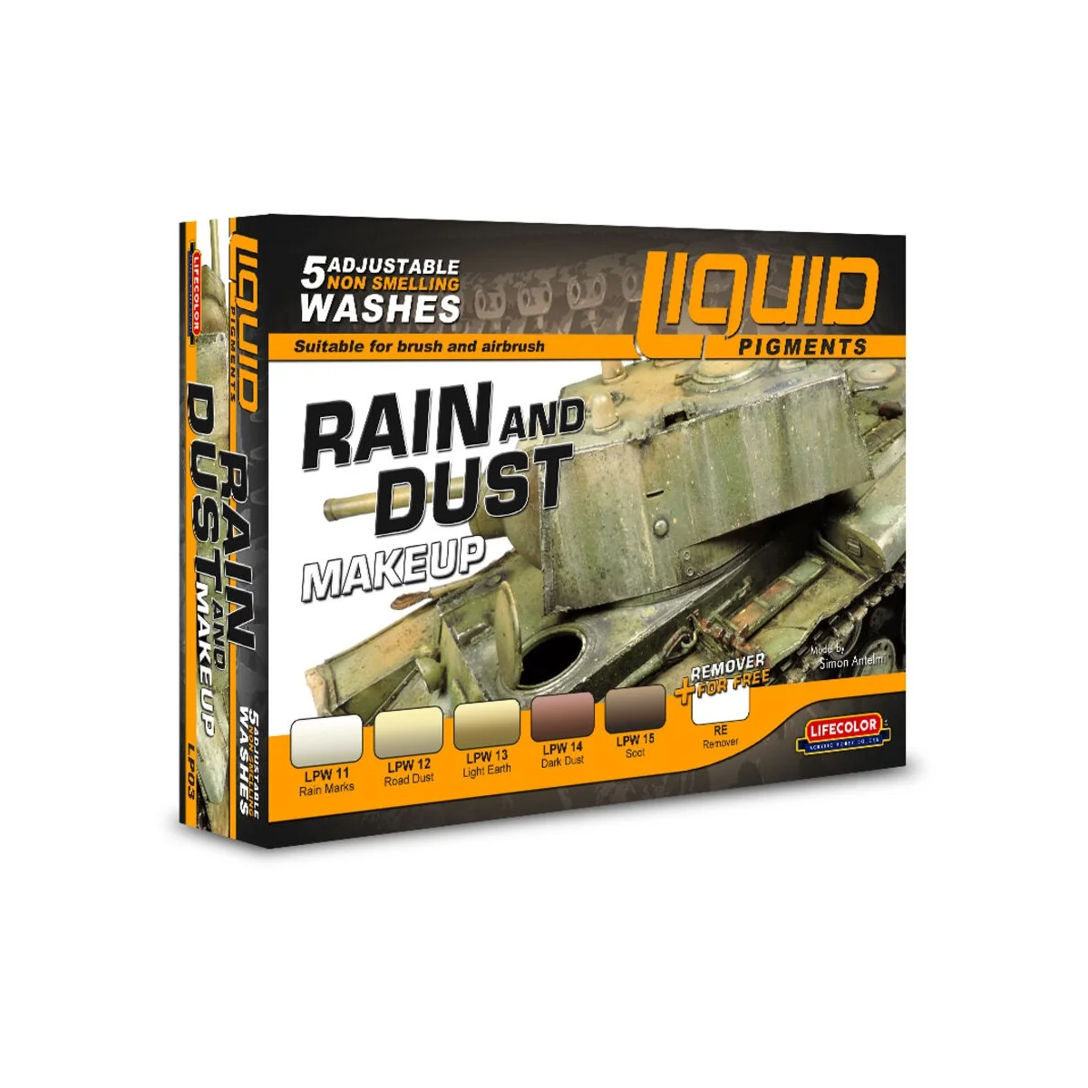 Dust & Rain Makeup 6 x 22 ml - Lifecolor LP03