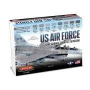 US Air Force “Gray Schemes” From 70'S To Present 8 x 22 ml - Lifeco...