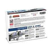 USN & USMC Colors From 70'S To Present 8 x 22 ml - Lifecolor CE02