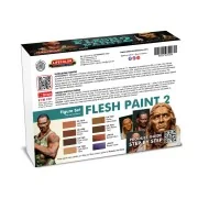Flesh Paint Set 2 8 x 22 ml - Lifecolor CE03 Flesh Paint Set 2 8 x 22 ml - Lifecolor CE03