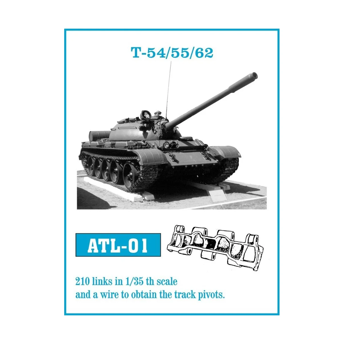 Tracks for T 54/55/62 - Friulmodel ATL-001