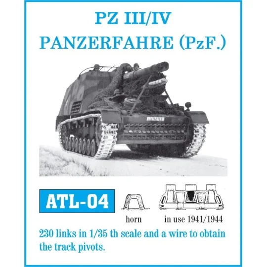 Tracks for Pz III (H-K) / Pz IV (E-J) - Friulmodel ATL-004