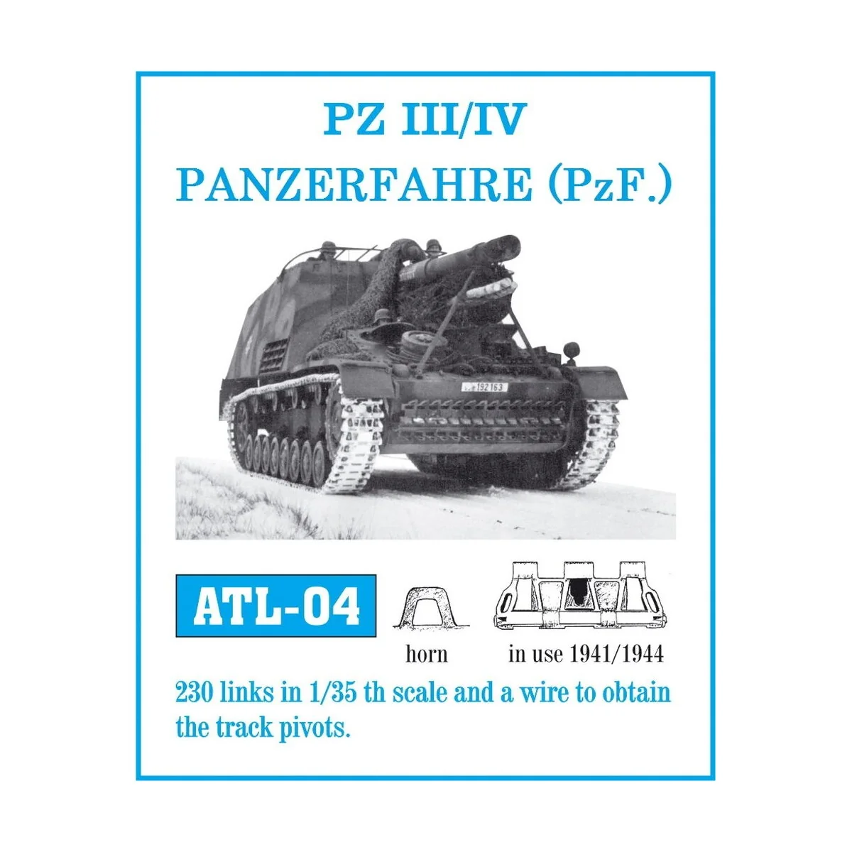 Tracks for Pz III (H-K) / Pz IV (E-J) - Friulmodel ATL-004