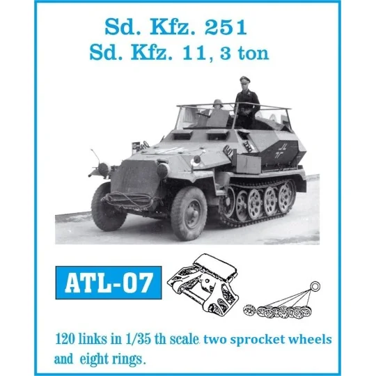 Tracks for SdKfz 251 Halftrack, 1/35 - Friulmodel ATL-007