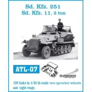Tracks for SdKfz 251 Halftrack, 1/35 - Friulmodel ATL-007