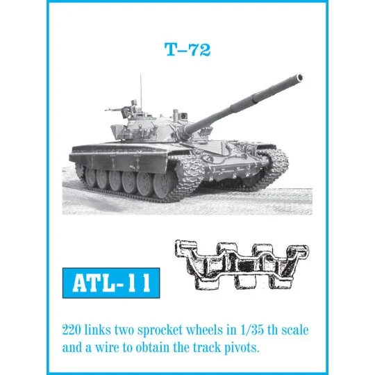 Tracks for T 72, 1/35 - Friulmodel ATL-011