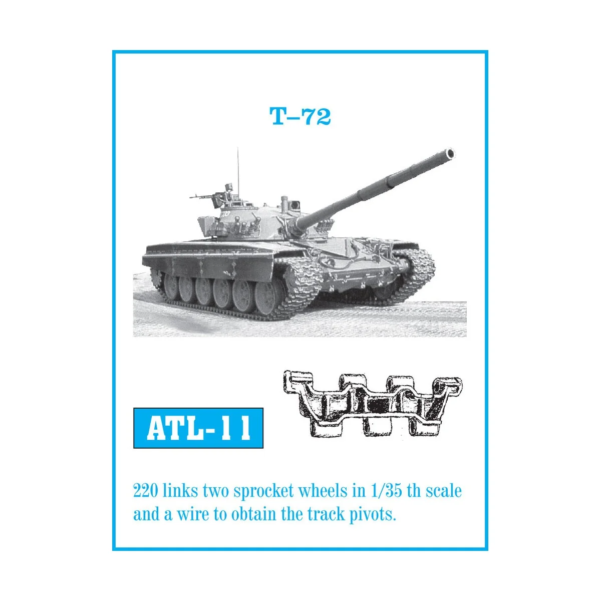 Tracks for T 72 - Friulmodel ATL-011