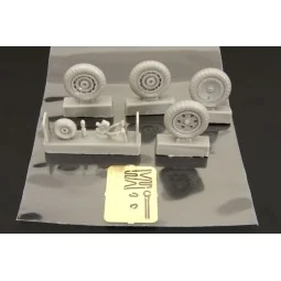 Wheels for Fw190 EARLY -LATE, 1/48 - Brengun BRL48037