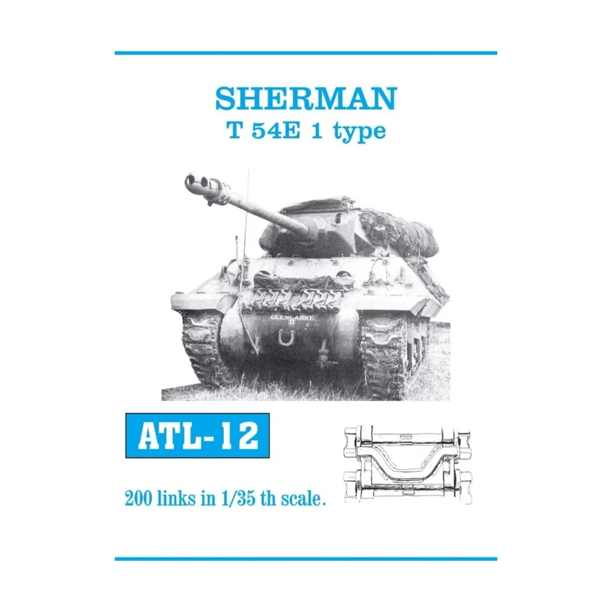 Tracks for M 4 Sherman, 1/35 - Friulmodel ATL-012 Tracks for M 4 Sherman, 1/35 - Friulmodel ATL-012