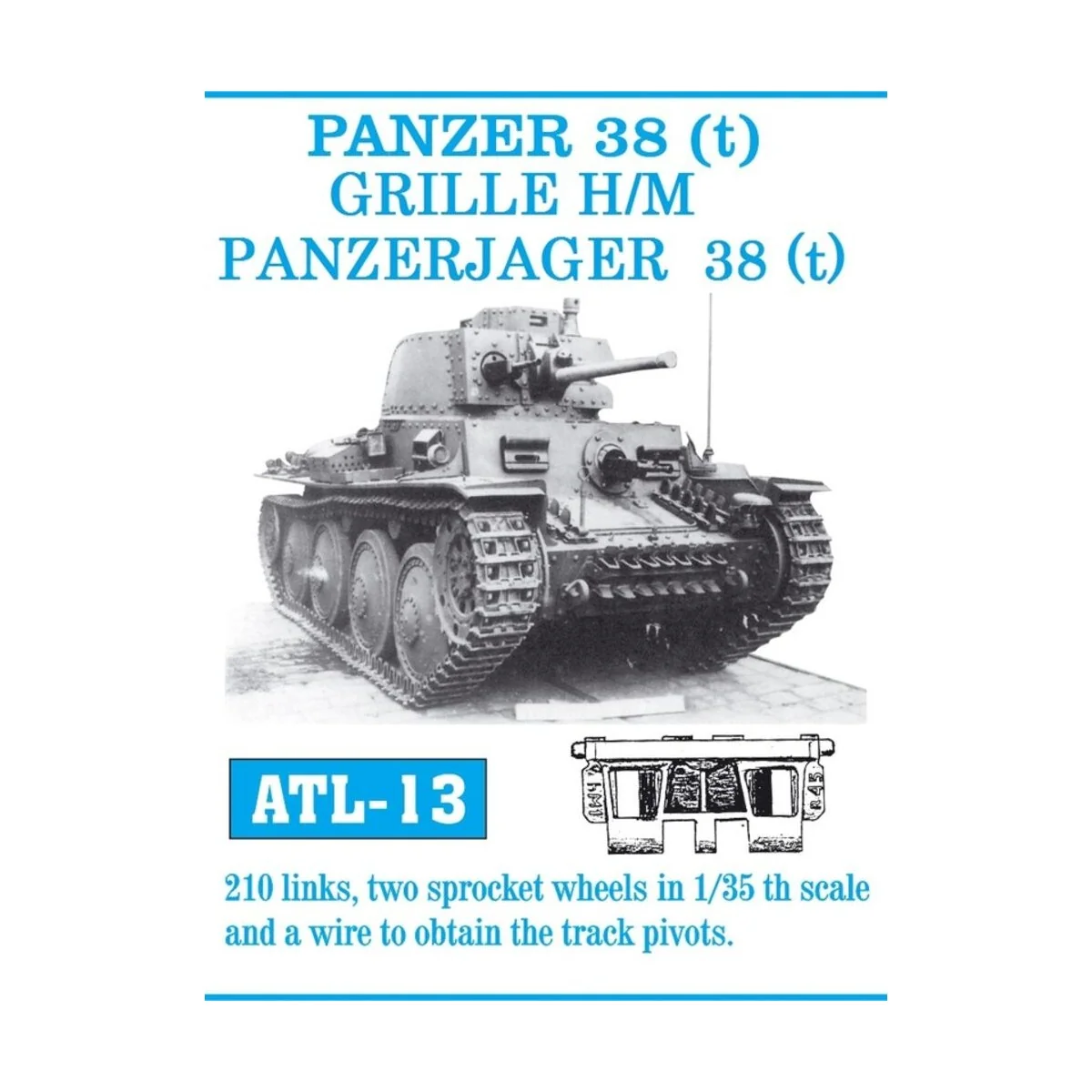 Tracks for Pz 38 (t) - Friulmodel ATL-013