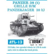 Tracks for Pz 38 (t), 1/35 - Friulmodel ATL-013 Tracks for Pz 38 (t), 1/35 - Friulmodel ATL-013