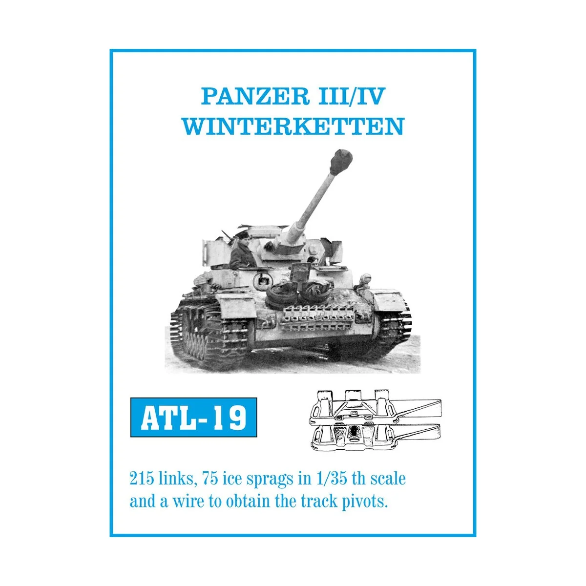 Tracks for Pz III / IV Ostkette mit separaten Greifern mit separate...