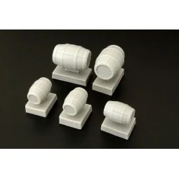 Wooden barrels, 1/48 - Brengun BRL48067