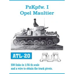 Tracks for Pz I / Opel Maultier, 1/35 - Friulmodel ATL-020