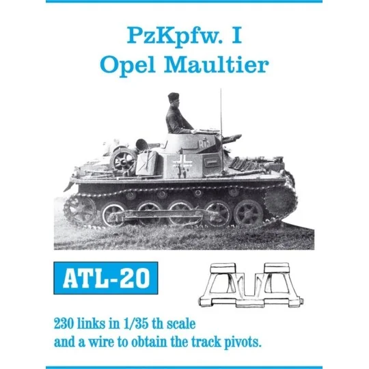 Tracks for Pz I / Opel Maultier - Friulmodel ATL-020