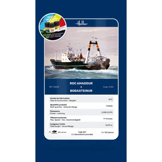 STARTER KIT Twin Set Roc Amadour + Bordasteinur - Heller 55608