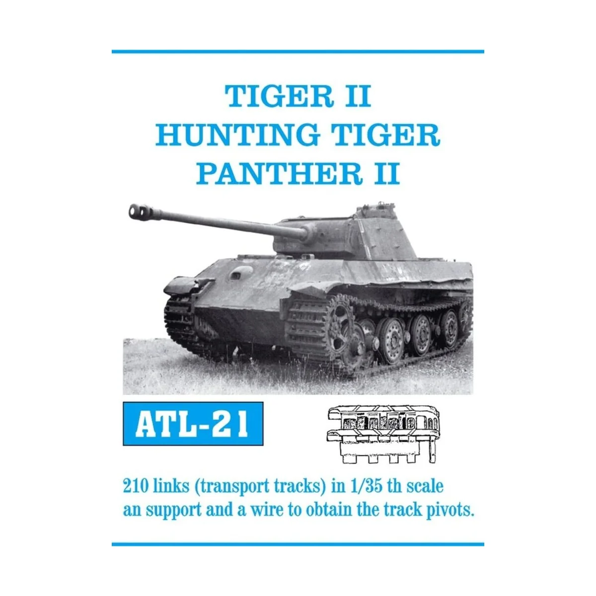 Tracks for Tiger II Transportkette / Panther II - Friulmodel ATL-021