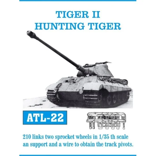 Tracks for Tiger II / Jagdtiger - Friulmodel ATL-022