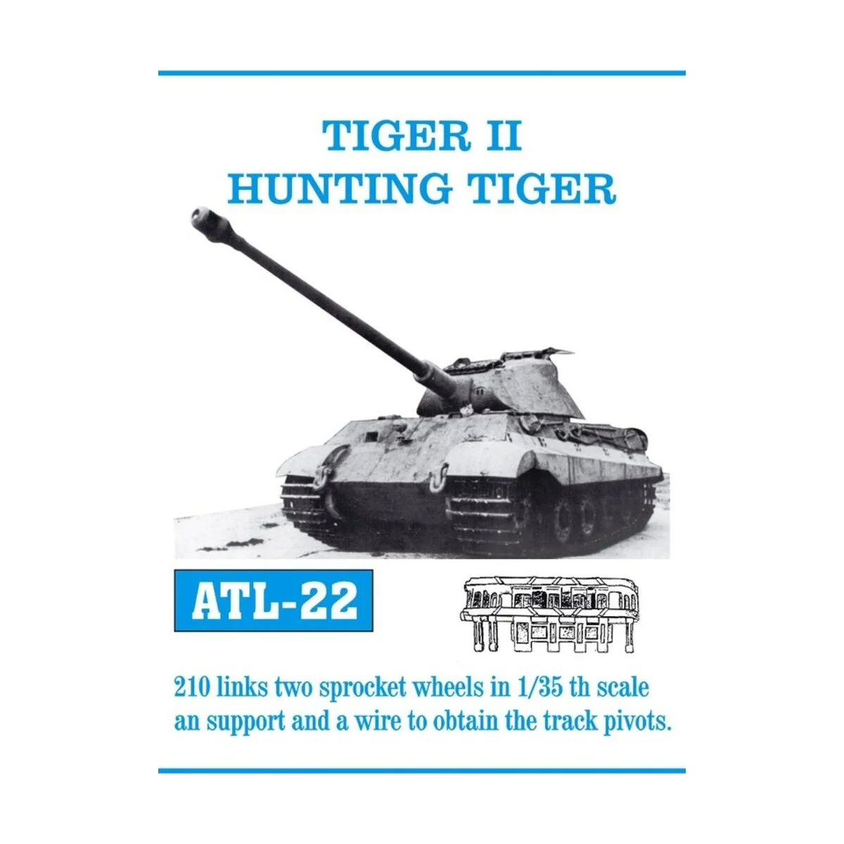 Tracks for Tiger II / Jagdtiger, 1/35 - Friulmodel ATL-022