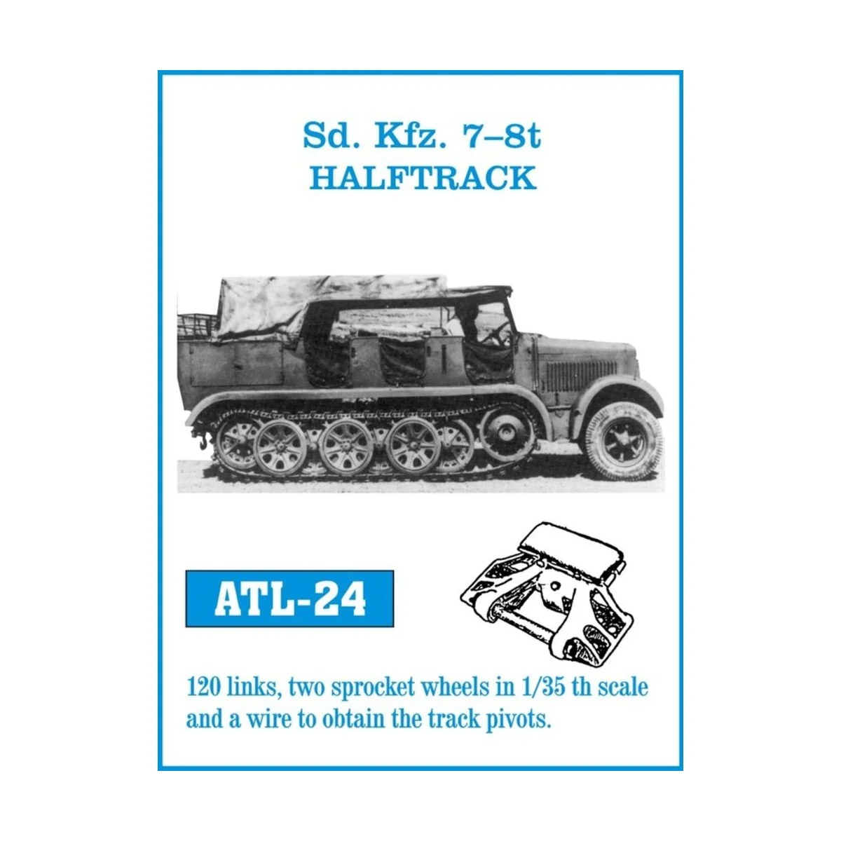 Tracks for SdKfz. 7 - Friulmodel ATL-024